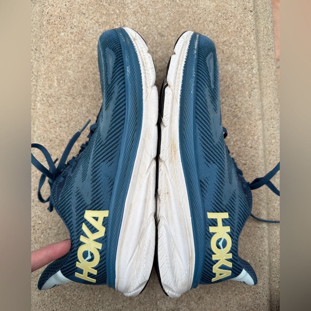 Hoka Clifton 9 Midnight Ocean/Bluesteel Running Shoes - Picture 5 of 11